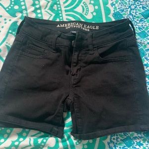 cute high wasted jean shorts